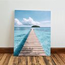Ver imagem 5 de Kit3 Quadro Decorativo Casa na Praia Estrela Praia Airbnb Qualidade Premium Moderno 40x28cm