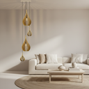 Ver imagem 7 de Lustre Pendente para Sala Pé Direito Duplo Sp-Drop Marfim