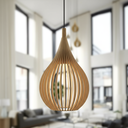 Ver imagem 2 de Lustre Pendente para Sala Pé Direito Duplo Sp-Drop Marfim
