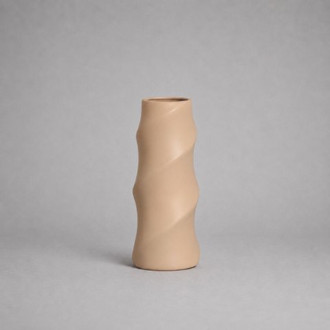 Vaso Contorno Pequeno Decorativo de Cerâmica para Sala e Mesa Dunas