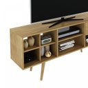Ver imagem 4 de Rack para TV até 65 Polegadas 136cm 1 Gaveta 7 Nichos R1462 Bege