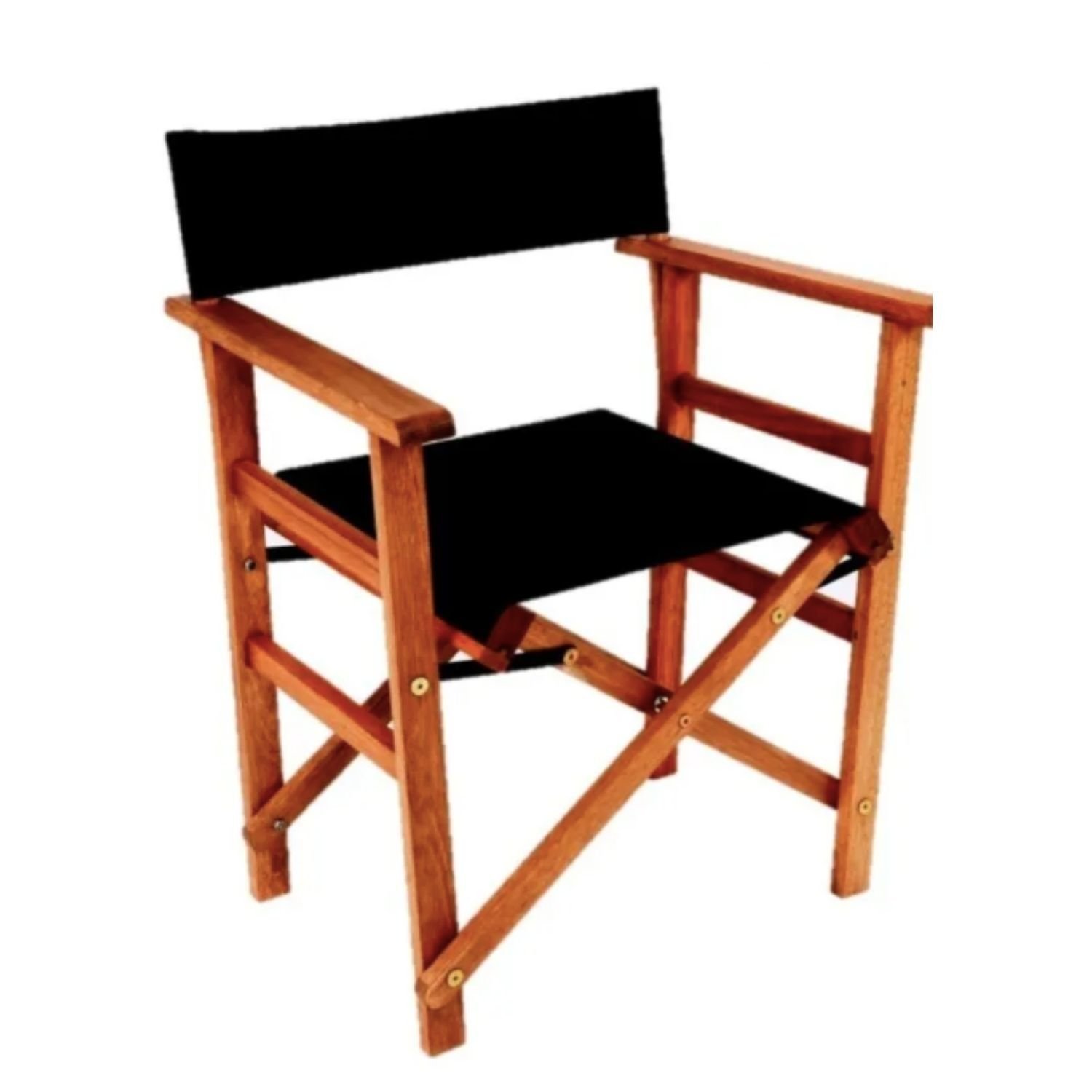 Cadeira para Jardim Estilo Diretor de Cinema  Madeira - 1