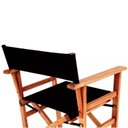 Ver imagem 3 de Cadeira para Jardim Estilo Diretor de Cinema Madeira Marrom