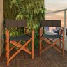 Cadeira para Jardim Estilo Diretor de Cinema  Madeira - 3
