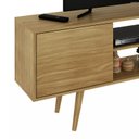 Ver imagem 5 de Rack Retrô para TV até 65 Polegadas 136cm 2 Portas R1464 Bege