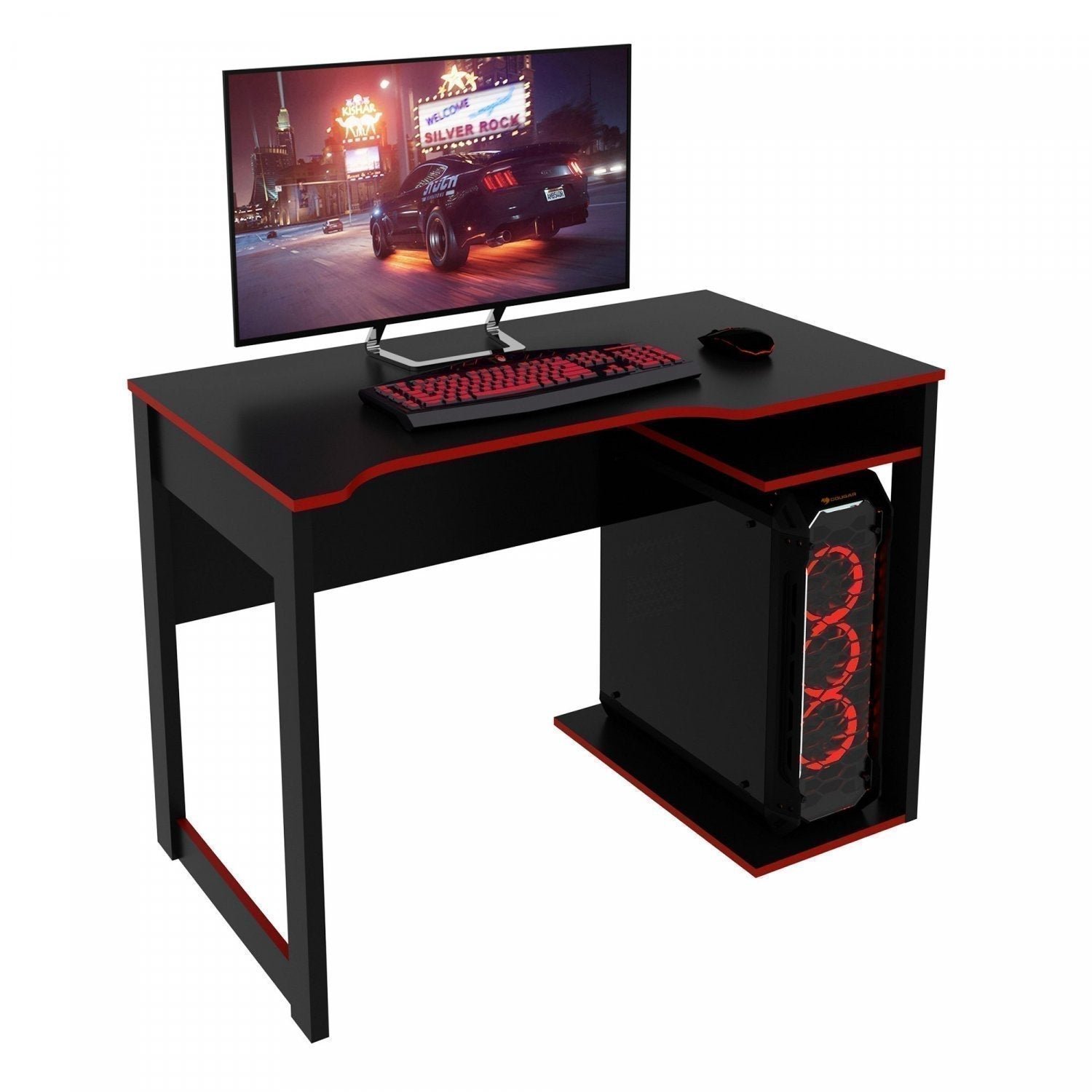 Mesa Gamer Escrivaninha 105cm Tecno Mobili - 4