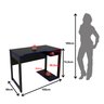 Mesa Gamer 105cm com 1 Prateleira e Porta CPU ME4161 - 6