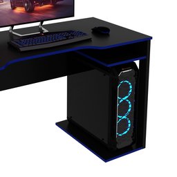Mesa Gamer 105cm com 1 Prateleira e Porta CPU ME4161 - 4