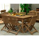 Ver imagem 4 de Mesa para Jardim Madeira Maciça Retangular West Marrom