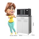 Ver imagem 4 de Balcão Duplo 2 Portas 1 Gaveta com Pés Isis