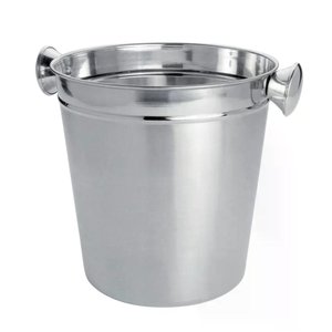 Champanheira para 1 garrafa em aco inox 5L D20,5xA20cm