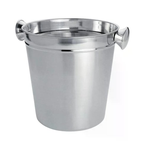 Champanheira para 1 garrafa em aco inox 5L D20,5xA20cm