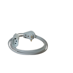 Extensão Mista 2 Metros Br Fio 2,5mm Macho 10a Femea 20a Cod.988 Sili Racrafi - 3