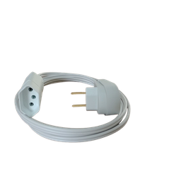 Extensão Mista 2 Metros Br Fio 2,5mm Macho 10a Femea 20a Cod.988 Sili Racrafi - 2