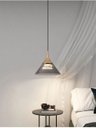 Ver imagem 1 de Pendente Fumê e Dourado 19cm Led 7w 3000k Bivolt Paris Luz