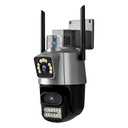 Ver imagem 1 de Câmera de Segurança Satellite a-CAM8006D 6MP Wi-Fi Visão Noturna Detecção de Movimento 360º Preto