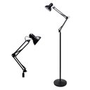 Ver imagem 1 de Luminaria Chao Articulavel Flexivel Piso Abajur Pedestal Lustre Sala Quarto Escritorio Iluminaçao