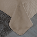 Ver imagem 3 de Kit Cobre Leito King Comfort 3 Peças Microfibra Matelado: Cáqui