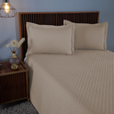 Ver imagem 5 de Kit Cobre Leito King Comfort 3 Peças Microfibra Matelado: Cáqui