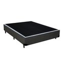 Ver imagem 3 de Cama Box Casal Colchão Alana Espuma D20 NK Camas + Box Sintético 52x138x188 Cor:Cinza