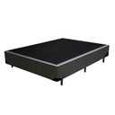 Ver imagem 4 de Cama Box Casal Colchão Alana Espuma D20 NK Camas + Box Sintético 52x138x188 Cor:Cinza