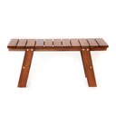 Ver imagem 2 de Banco de Madeira Área Externa Churrasqueira Rustico 2 Lugares - 100cm