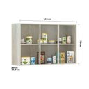 Ver imagem 3 de Armário Para Cozinha 120cm 3 Portas Luci Legno Crema