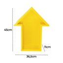 Ver imagem 3 de Nicho Prateleira Decorativa Quarto Infantil Formato Seta:amarelo