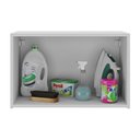 Ver imagem 4 de Armário de Lavanderia Aéreo Multiuso 2 Portas Multimóveis Mp5040 Branco