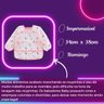 Babador Unidade Manga Longa Blw Bebê Impermeável Flamingo - 8