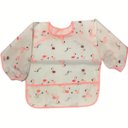 Ver imagem 4 de Babador Unidade Manga Longa Blw Bebê Impermeável Flamingo