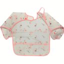 Ver imagem 3 de Babador Unidade Manga Longa Blw Bebê Impermeável Flamingo