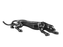Ver imagem 1 de Escultura Estátua Decorativa Pantera Ataque Gigante 55cm:preto Fosco