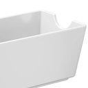 Ver imagem 4 de Porta Sachês Molhos Uno Coza Branco 11x6,5x5cm Suporte Organizador de Mesa Chá Açúcar