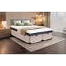 Cama Box Baú Queen Size Bipartida Serenelife - Chenille Bege - 2