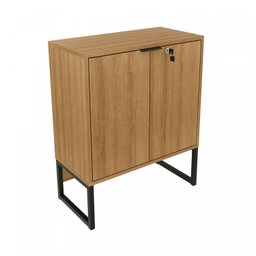 Armário Multiuso Baixo Industrial 2 Portas com Chave ME4154  - 3