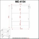 Ver imagem 6 de Armário Multiuso Baixo Industrial 2 Portas com Chave ME4154