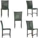 Ver imagem 2 de Mesa Ascoli 4 Cadeiras Cannes de Alumínio Trama Verde