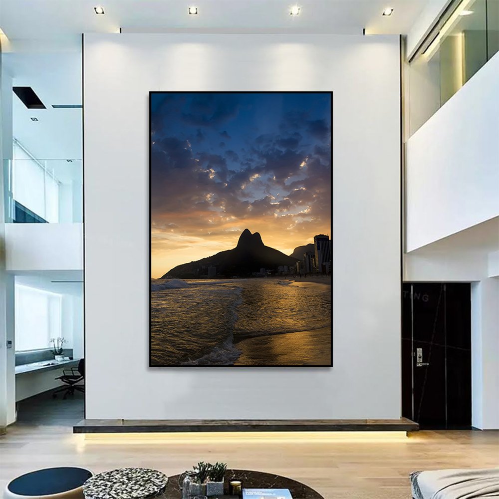 Quadro Decorativo Paisagem , Tela em Canvas ideal para  Sala, Quarto e Hall de entrada (100x70 cm) - 2