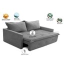 Ver imagem 2 de Sofá sem Caixa Retrátil e Reclinável 1,65m com Molas Maísa Boucle Adonai Estofados