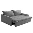 Ver imagem 7 de Sofá sem Caixa Retrátil e Reclinável 1,65m com Molas Maísa Boucle Adonai Estofados