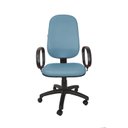 Ver imagem 2 de Poltrona Presidente Atom - Couro Sintetico Corano - Azul Claro