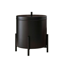 Lixeira Cesto Industrial para Banheiro Cozinha Paris Preto - Sheep Estofados - 1