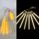 Ver imagem 2 de Chuva de Meteoro Branco Snower R 8 Tubos Cascata Natal Pisca Luzes Branco Quente 110v/220v