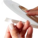 Ver imagem 3 de Fita Veda Fresta Porta Multiuso Espuma Adesiva 10mt Modelos::11x6mm/branco