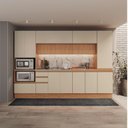 Ver imagem 1 de Cozinha Modulada 6 Peças Armários, Balcões, Torre Quente Paneleiro Aroeira CabeCasa MadeiraOriginals Cinza/Sereno