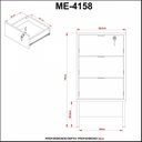 Ver imagem 5 de Gaveteiro Industrial 3 Gavetas 