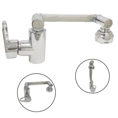 Torneira Monocomando Ajustavel Lavabo Cromada Quente Frio Banheiro Cuba Bancada Pia Articulada Lavat