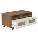 Ver imagem 3 de Mesa de Centro 2 Gavetas 91 Cm Mdf 4672 Cinamomo Off White Arly