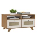 Ver imagem 2 de Mesa de Centro 2 Gavetas 91 Cm Mdf 4672 Cinamomo Off White Arly